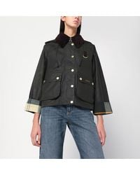 Barbour - Fern/Ancient Reighton Spey Waxed Jacket - Lyst