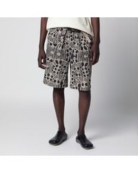 Brain Dead - Skull Climber Cotton Shorts - Lyst