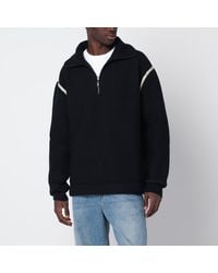 Maison Margiela - Wool Sweater With Elbow Patches - Lyst