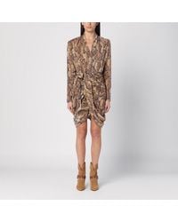 Isabel Marant - Cleora Snake Print Dress - Lyst