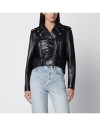 Balenciaga - Leather Biker Jacket - Lyst