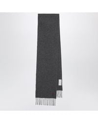 Ami Paris - Grauer Schal Ami De Coeur Aus Wolle - Lyst