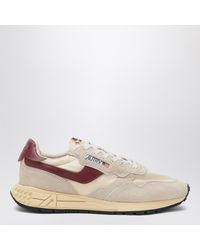 Autry - Sneakers Reelwind Low Ecrù/bordeaux - Lyst