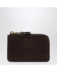Miu Miu - Radica Zip Card Holder - Lyst