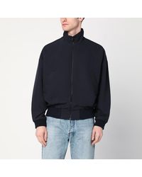 Fear Of God - Navy Wool Jacket With Zip - Lyst