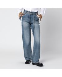 Dries Van Noten - Washed-Effect Jeans With Belt - Lyst