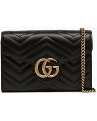 Gucci gg Marmont Mini Bag - Black
