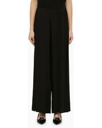 FEDERICA TOSI - Viscose Palazzo Trousers - Lyst