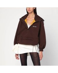 The Attico - Felpa in cotone con logo - Lyst