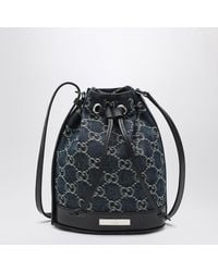 Gucci - Mini Bucket Bag With Plaque - Lyst