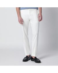 PT Torino - Slim Fit Cotton Blend Trousers - Lyst