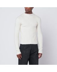 Rick Owens - Maglione a costine in misto alpaca - Lyst