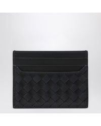 Bottega Veneta - Woven Leather Card Holder - Lyst