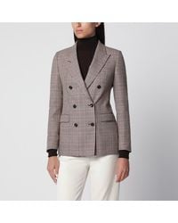 Tagliatore - Double-Breasted Prince Of Wales Jacket - Lyst