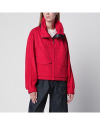 Loewe - Cropped Cotton And Silk Gabardine Jacket - Lyst
