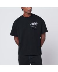 Brain Dead - Verwaschenes Schwarzes Alien Tractor T-Shirt - Lyst