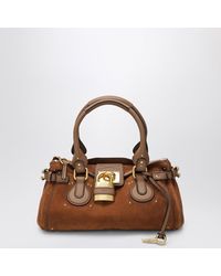Chloé - Paddington Suede Calf Leather Bag - Lyst
