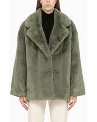 Cappotto in finta pelliccia oversize di Stand Studio in Rosa 27% di sconto Donna Abbigliamento da Cappotti da Pellicce e ecopellicce 