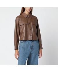 Weekend by Maxmara - Nappa Leather Jacket - Lyst