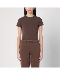 Entire studios - T-shirt cropped in cotone - Lyst