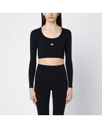 Balenciaga - Activewear Top In Matt Nylon Blend - Lyst
