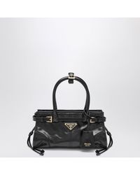 Prada - Mini-Handtasche Bonnie Schwarz Aus Kalbsleder - Lyst
