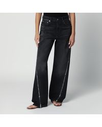 Haikure - Washed Jeans With Zip Detail - Lyst
