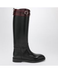 DURAZZI MILANO - Burgundy Two Tone Boots - Lyst