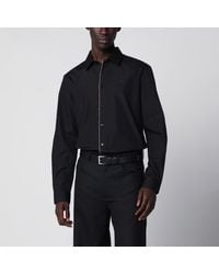 Burberry - Classic-Fit Cotton Poplin Shirt With Check Trim - Lyst