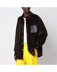 Loewe - Cotton Corduroy Shirt - Lyst