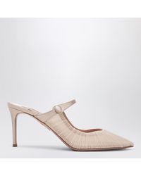 Aquazzura - Voile Mule 75 Powder - Lyst