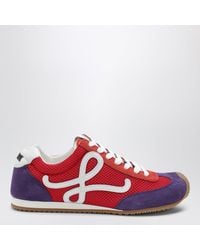 Loewe - Ballet Runner 2.0 Suede And Mesh Sneakers - Lyst