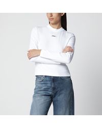 Jacquemus - Le Gros Grain Long-Sleeve Stretch Cotton T-Shirt - Lyst