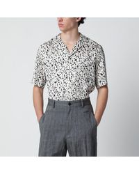 Dries Van Noten - Viscose Shirt With/Ecru Pattern - Lyst