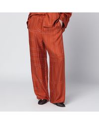 TOTEME - Monogram Silk Pajama Trousers - Lyst