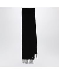 Ami Paris - Ami De Coeur Wool Scarf - Lyst