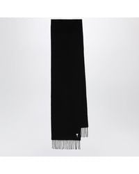 Ami Paris - Ami De Coeur Wool Scarf - Lyst