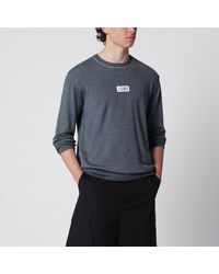 MM6 by Maison Margiela - Wool Sweater With Numeric Logo - Lyst