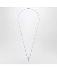 Rick Owens - Palladium Brass Trunk Pendant Necklace - Lyst