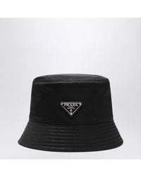 Prada - Cappello bucket con logo - Lyst