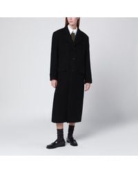 DUNST - Cappotto monopetto in misto lana - Lyst