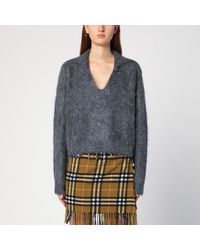 Loulou Studio - Grey Alpaca-blend Pullover - Lyst