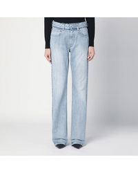 Balenciaga - Hellblaue Jeans Mit Niedriger Taille - Lyst
