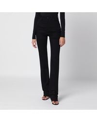 Balenciaga - High-Waisted Cotton Jeans - Lyst