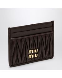 Miu Miu - Radica Coloured Matelassã Leather Cardholder - Lyst