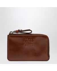 Miu Miu - Rosewood Envelope Card Holder - Lyst