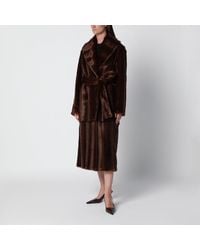 BB COUTURE - Beth Coat With Belt - Lyst