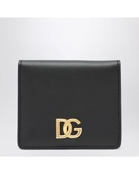 Dolce & Gabbana - Dolce&Gabbana Leather Wallet With Dg Logo - Lyst
