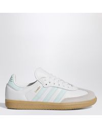 adidas Originals - Samba Og Weiß/Aquamarin Sneaker - Lyst