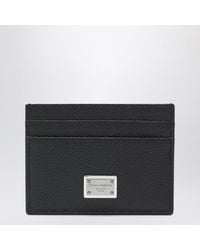 Dolce & Gabbana - Dolce & Gabbana Dauphine Card Holder With Logo Plaque - Lyst